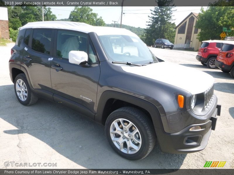Granite Crystal Metallic / Black 2018 Jeep Renegade Latitude 4x4