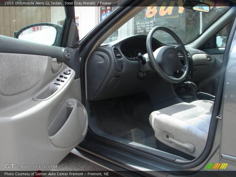 Steel Gray Metallic / Pewter 2003 Oldsmobile Alero GL Sedan