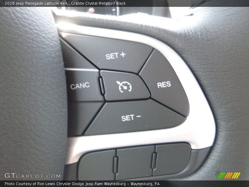 Granite Crystal Metallic / Black 2018 Jeep Renegade Latitude 4x4