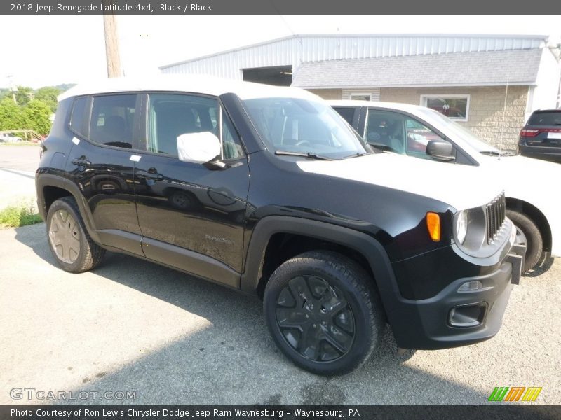 Black / Black 2018 Jeep Renegade Latitude 4x4