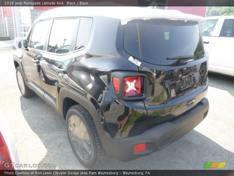 Black / Black 2018 Jeep Renegade Latitude 4x4