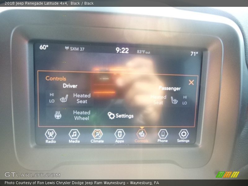 Black / Black 2018 Jeep Renegade Latitude 4x4