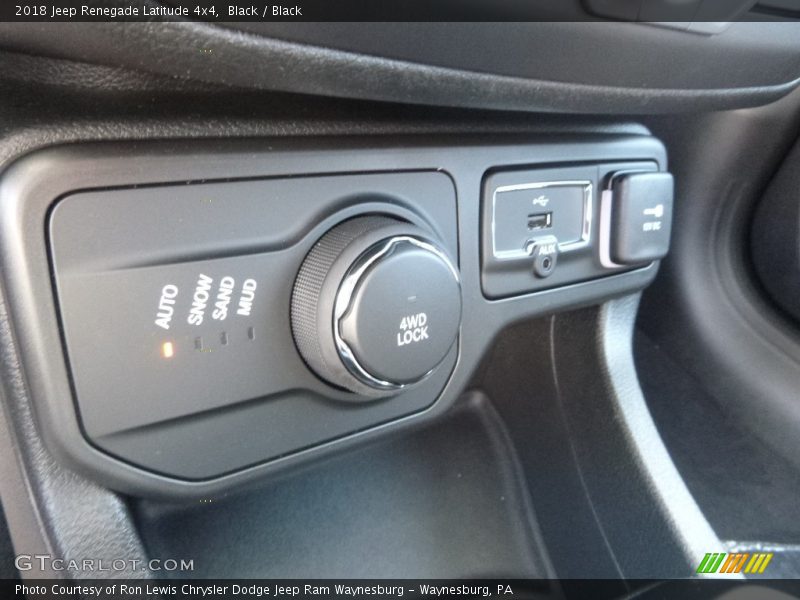 Black / Black 2018 Jeep Renegade Latitude 4x4