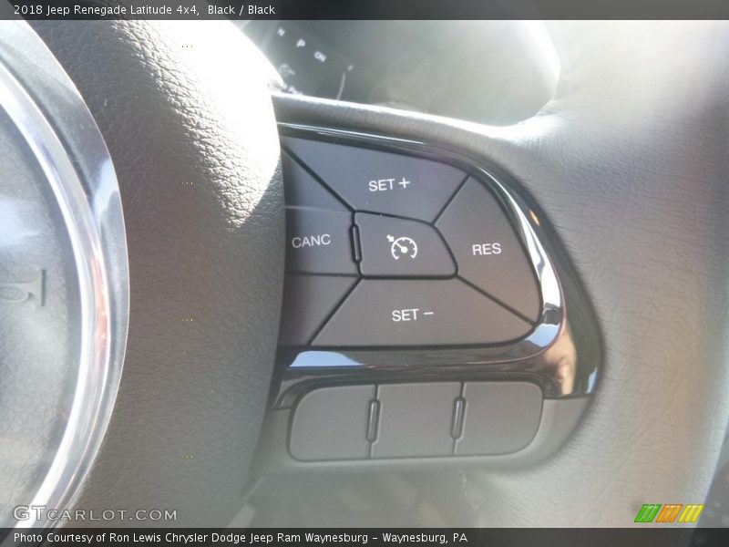 Black / Black 2018 Jeep Renegade Latitude 4x4