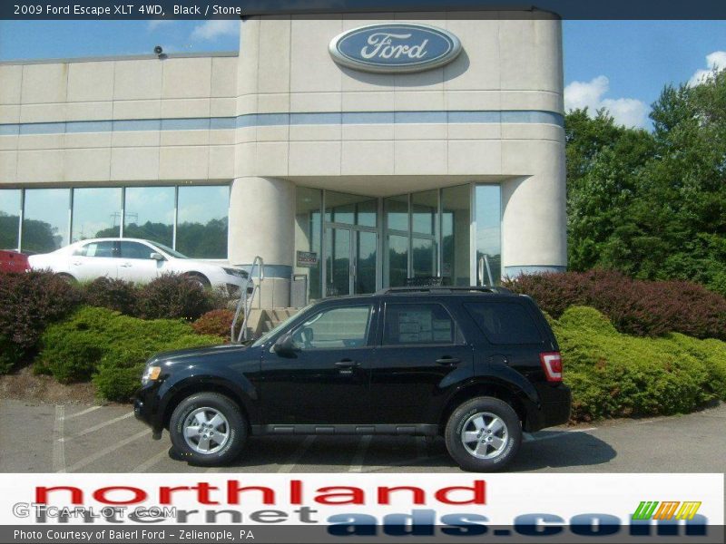 Black / Stone 2009 Ford Escape XLT 4WD