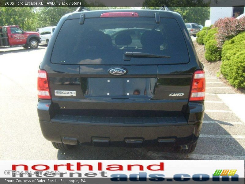 Black / Stone 2009 Ford Escape XLT 4WD