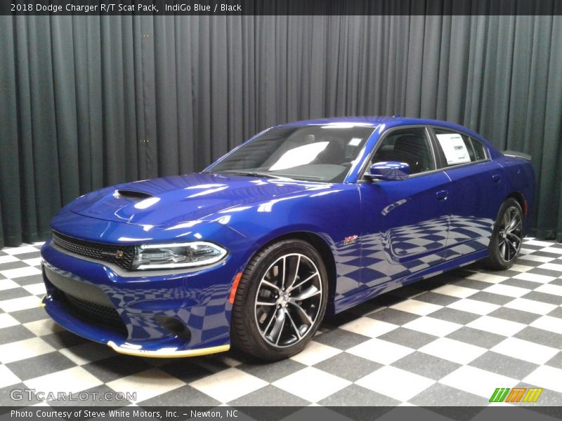 IndiGo Blue / Black 2018 Dodge Charger R/T Scat Pack