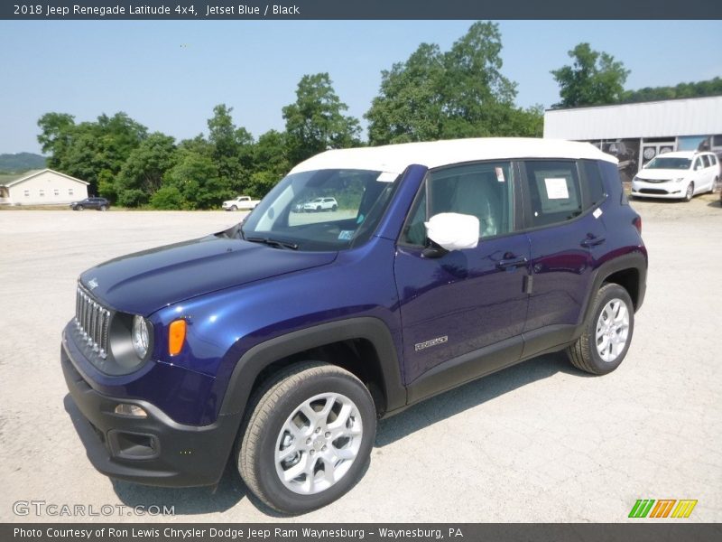 Jetset Blue / Black 2018 Jeep Renegade Latitude 4x4