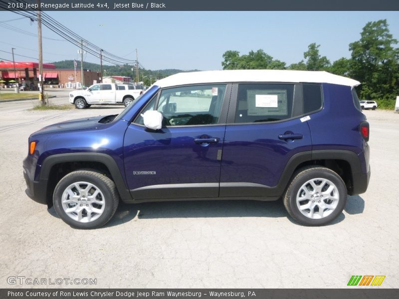 Jetset Blue / Black 2018 Jeep Renegade Latitude 4x4