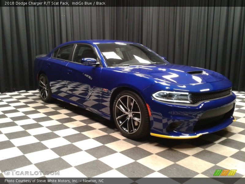 IndiGo Blue / Black 2018 Dodge Charger R/T Scat Pack