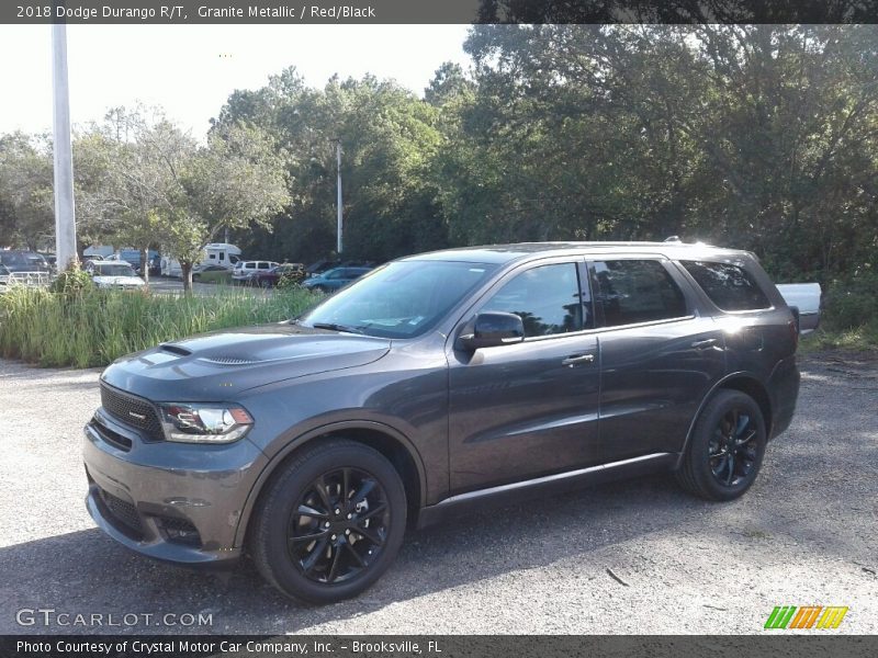 Granite Metallic / Red/Black 2018 Dodge Durango R/T