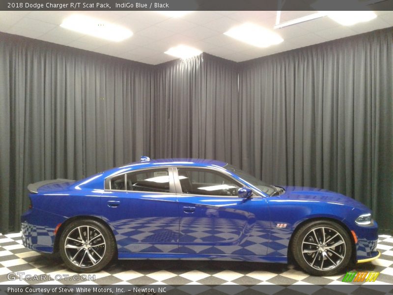 IndiGo Blue / Black 2018 Dodge Charger R/T Scat Pack