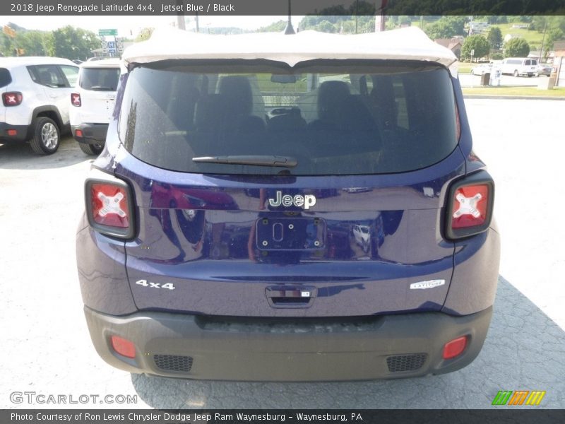 Jetset Blue / Black 2018 Jeep Renegade Latitude 4x4