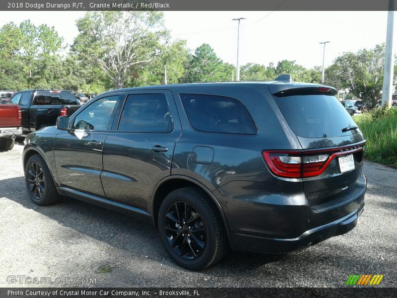 Granite Metallic / Red/Black 2018 Dodge Durango R/T