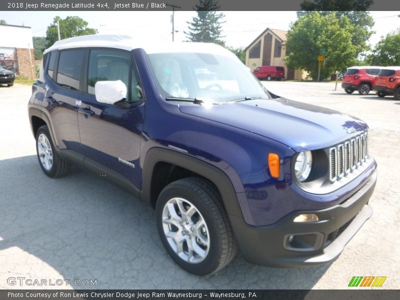 Jetset Blue / Black 2018 Jeep Renegade Latitude 4x4