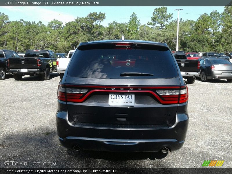 Granite Metallic / Red/Black 2018 Dodge Durango R/T