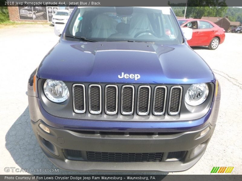 Jetset Blue / Black 2018 Jeep Renegade Latitude 4x4