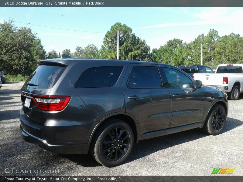 Granite Metallic / Red/Black 2018 Dodge Durango R/T