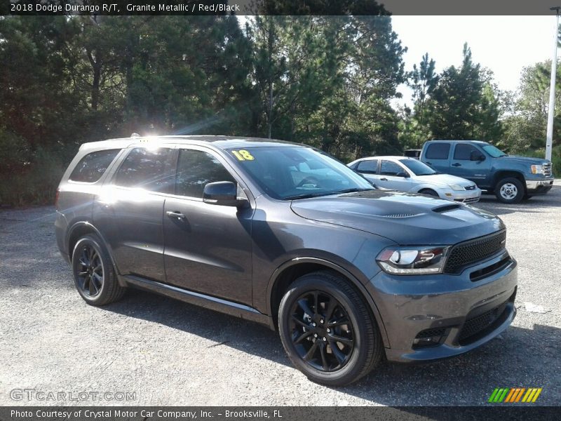 Granite Metallic / Red/Black 2018 Dodge Durango R/T