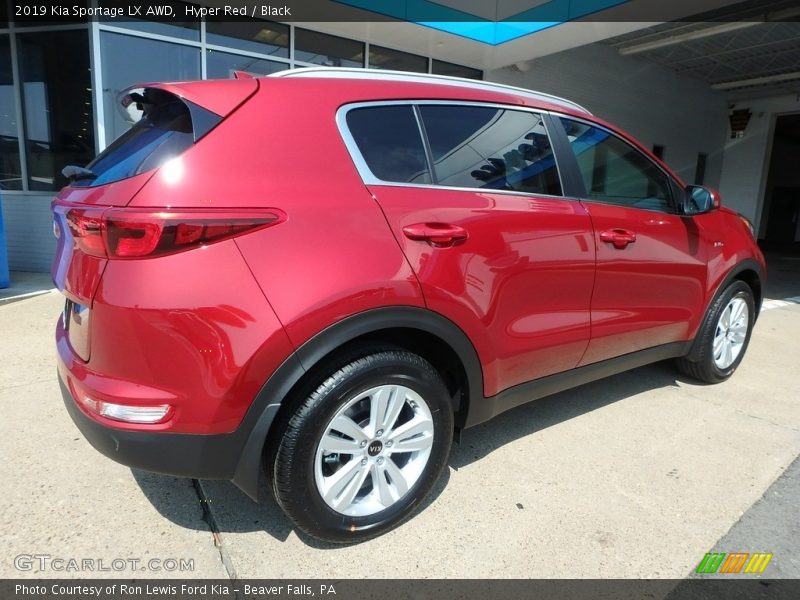 Hyper Red / Black 2019 Kia Sportage LX AWD