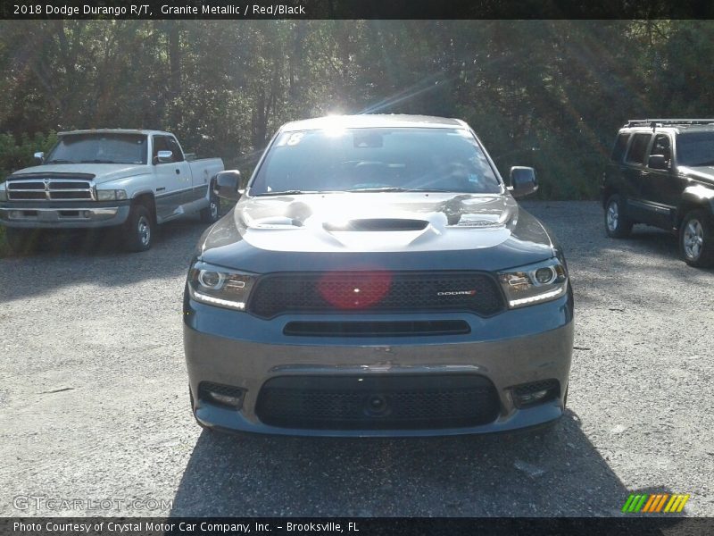 Granite Metallic / Red/Black 2018 Dodge Durango R/T