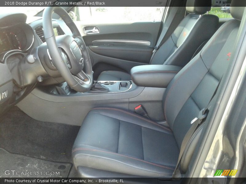 Granite Metallic / Red/Black 2018 Dodge Durango R/T