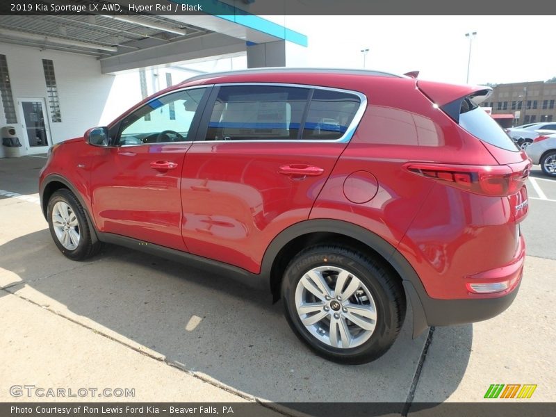 Hyper Red / Black 2019 Kia Sportage LX AWD