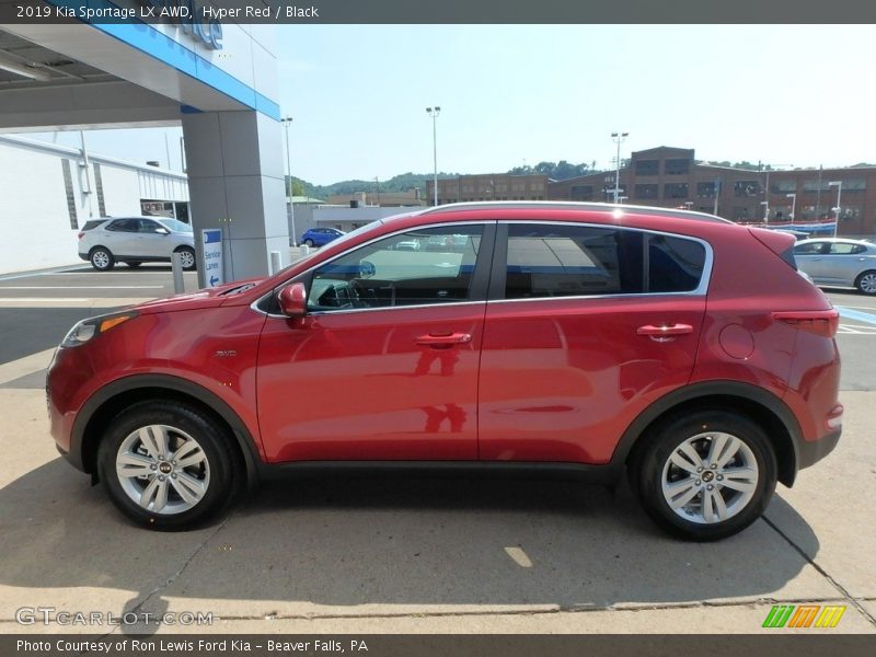 Hyper Red / Black 2019 Kia Sportage LX AWD