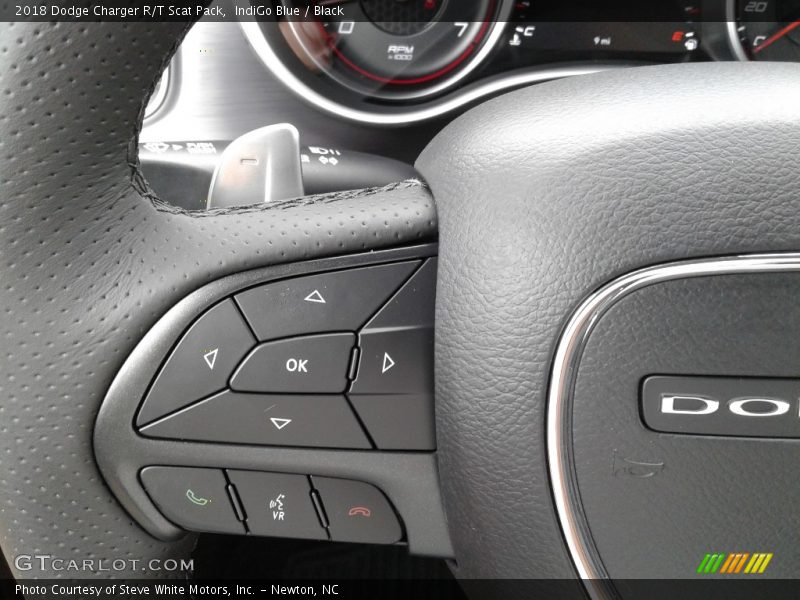 IndiGo Blue / Black 2018 Dodge Charger R/T Scat Pack
