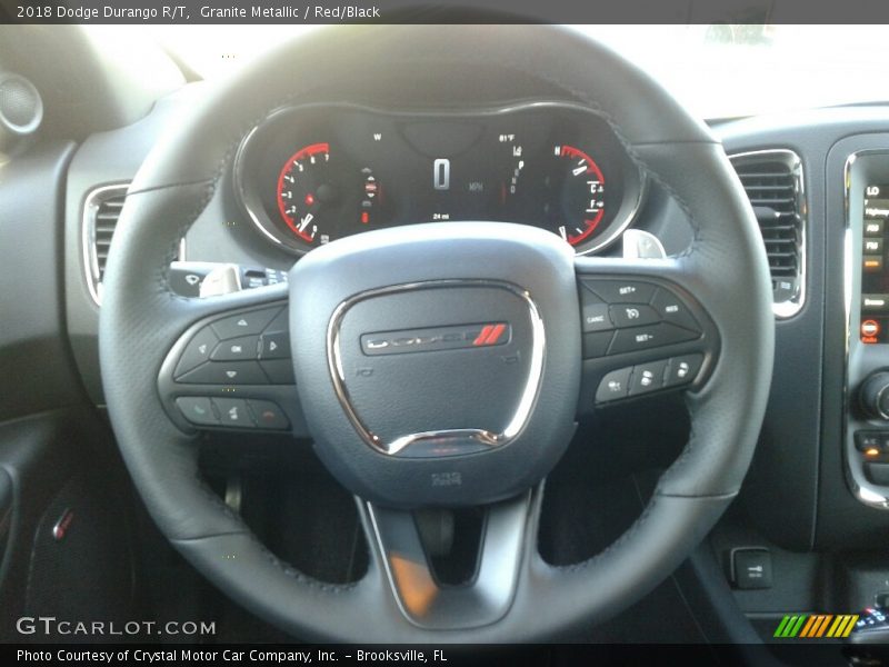Granite Metallic / Red/Black 2018 Dodge Durango R/T