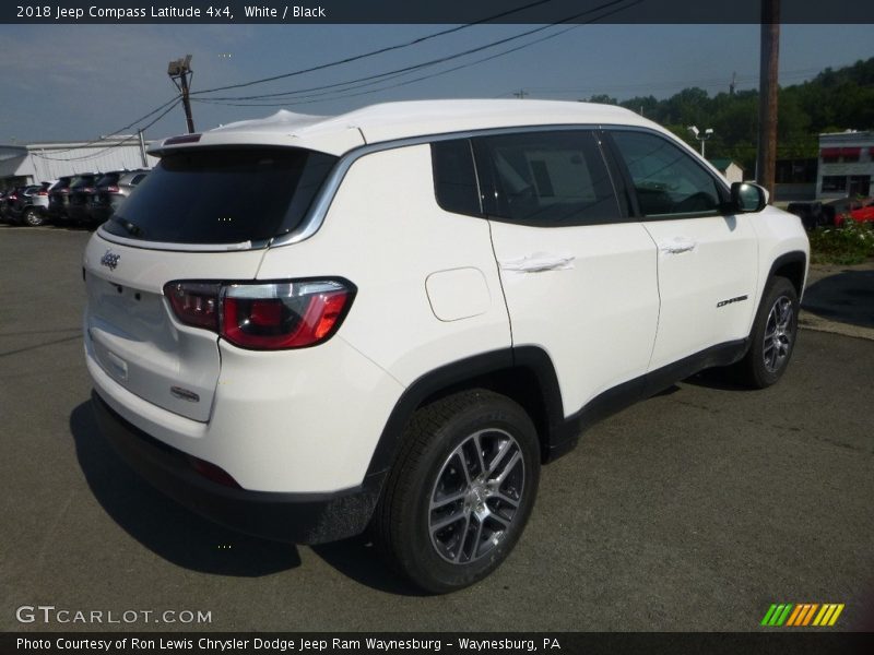 White / Black 2018 Jeep Compass Latitude 4x4