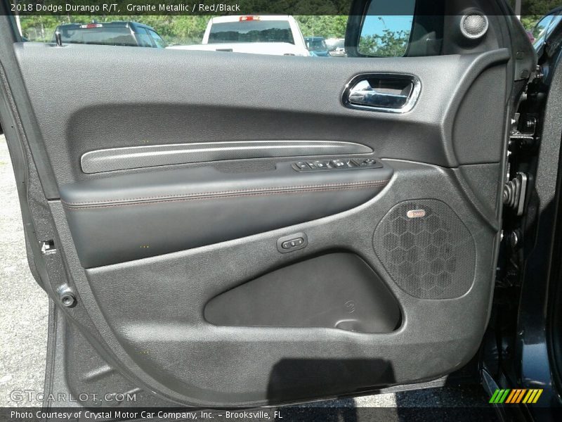 Granite Metallic / Red/Black 2018 Dodge Durango R/T