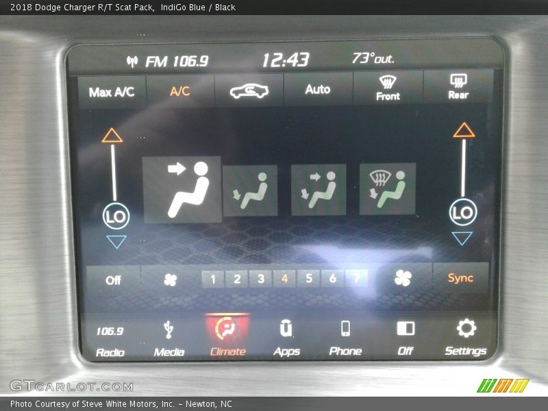 IndiGo Blue / Black 2018 Dodge Charger R/T Scat Pack