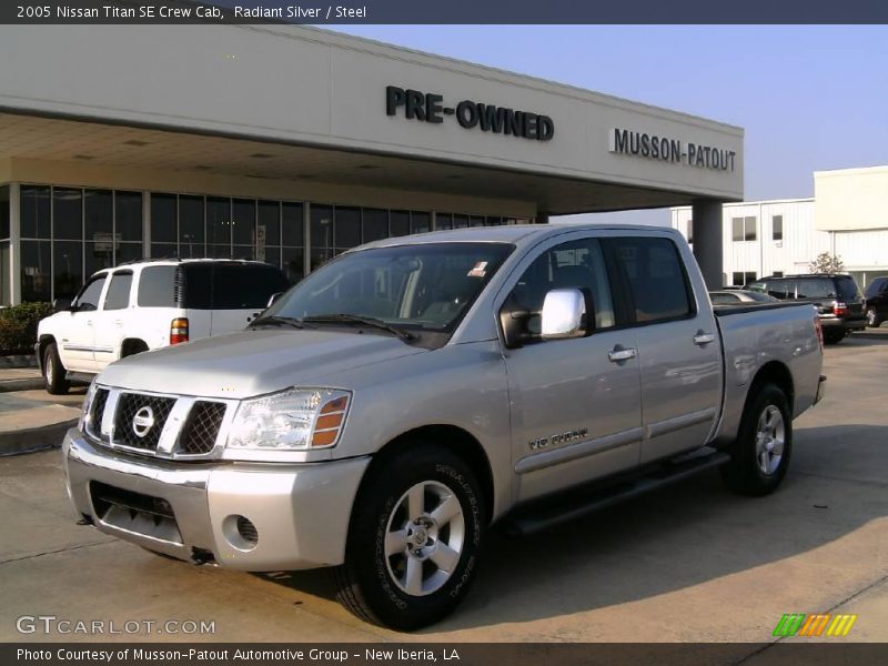 Radiant Silver / Steel 2005 Nissan Titan SE Crew Cab