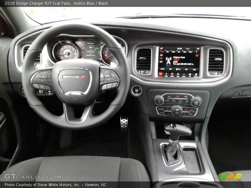 IndiGo Blue / Black 2018 Dodge Charger R/T Scat Pack