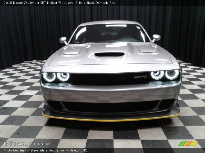 Billet / Black/Demonic Red 2018 Dodge Challenger SRT Hellcat Widebody