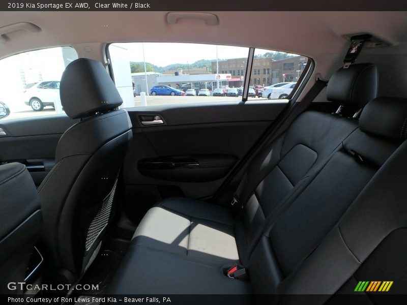 Rear Seat of 2019 Sportage EX AWD