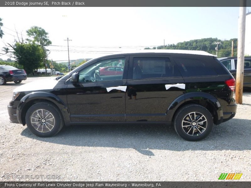 Pitch Black / Black 2018 Dodge Journey SE