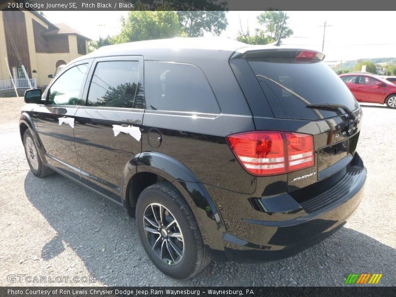 Pitch Black / Black 2018 Dodge Journey SE