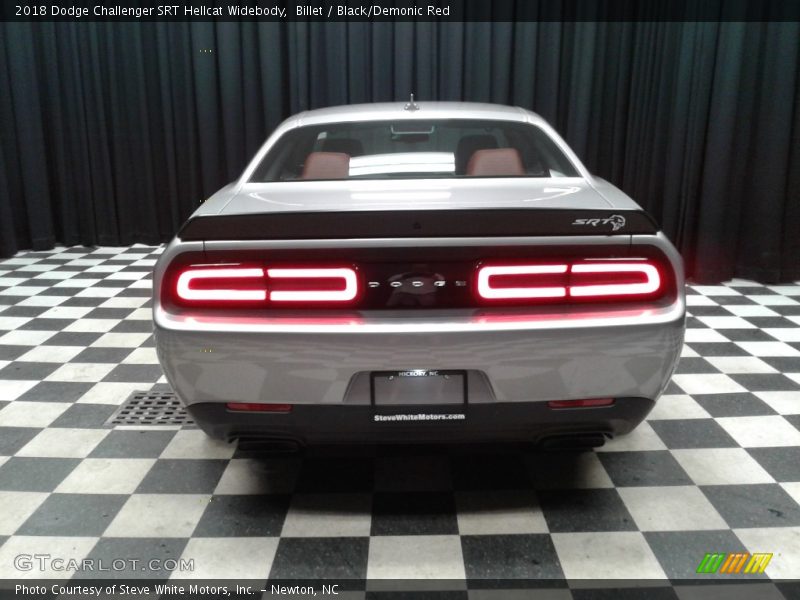Billet / Black/Demonic Red 2018 Dodge Challenger SRT Hellcat Widebody