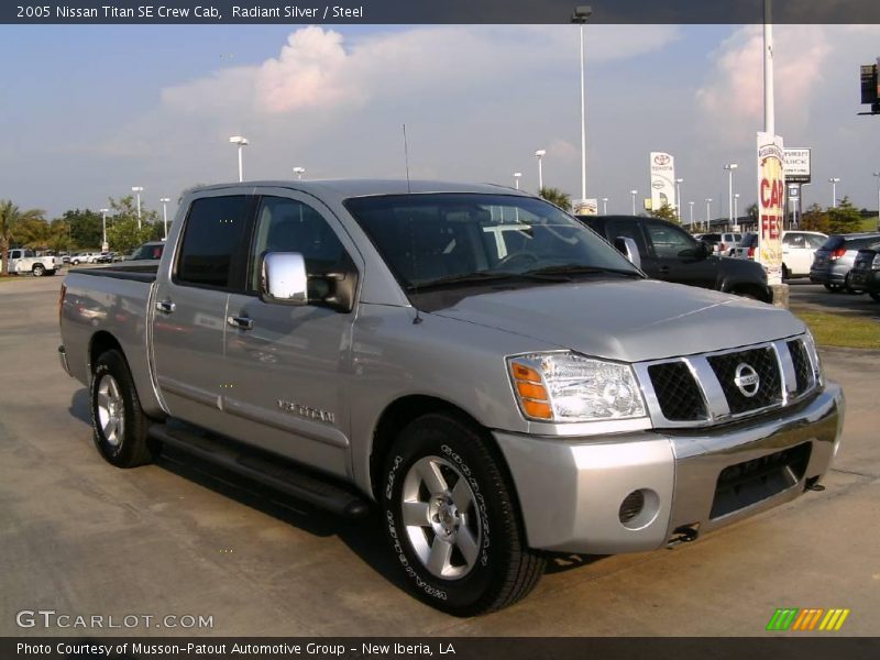 Radiant Silver / Steel 2005 Nissan Titan SE Crew Cab