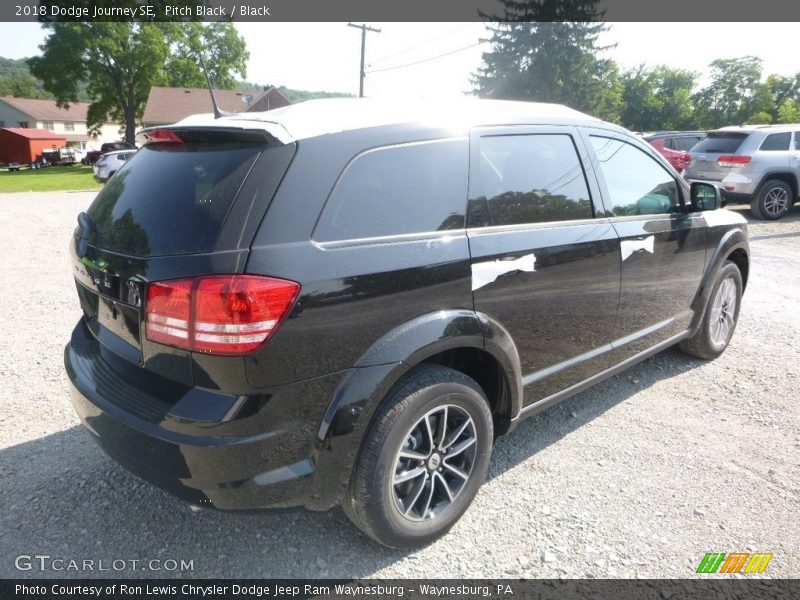 Pitch Black / Black 2018 Dodge Journey SE
