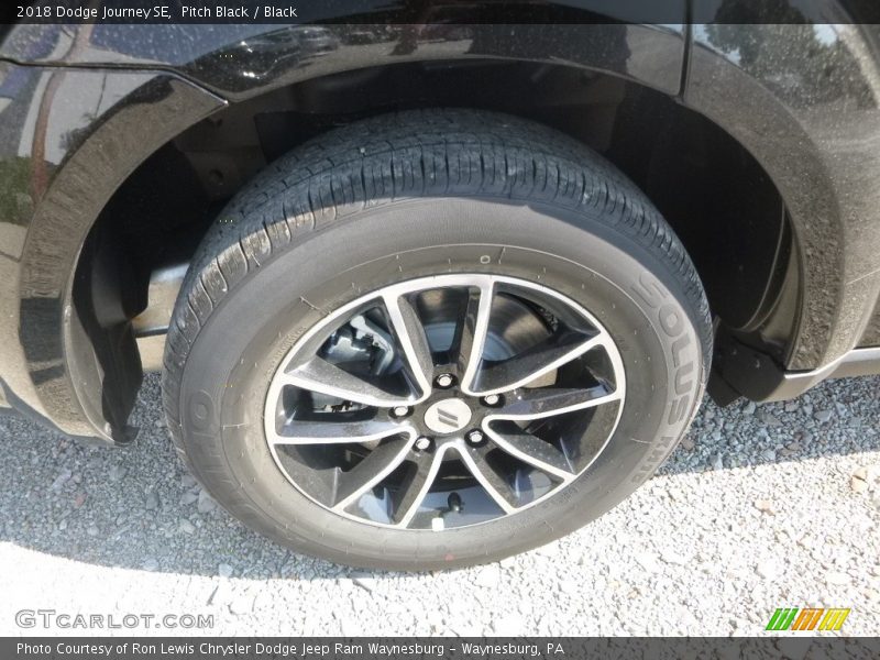 Pitch Black / Black 2018 Dodge Journey SE