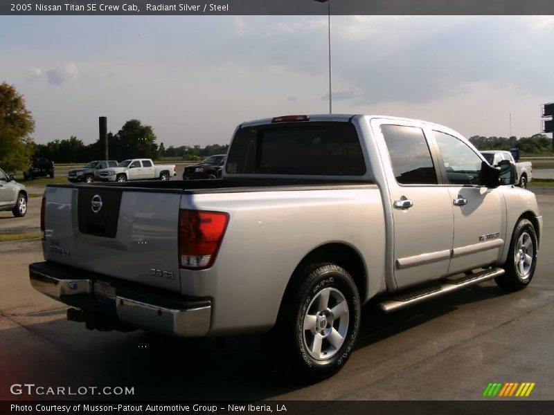 Radiant Silver / Steel 2005 Nissan Titan SE Crew Cab