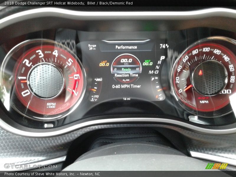  2018 Challenger SRT Hellcat Widebody SRT Hellcat Widebody Gauges