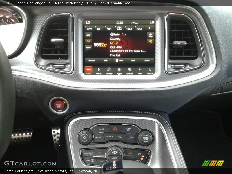 Controls of 2018 Challenger SRT Hellcat Widebody