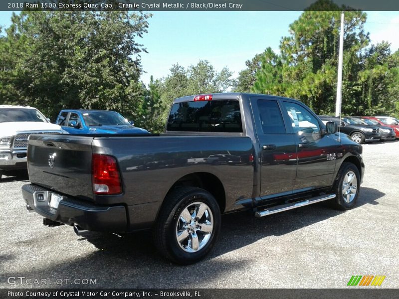 Granite Crystal Metallic / Black/Diesel Gray 2018 Ram 1500 Express Quad Cab