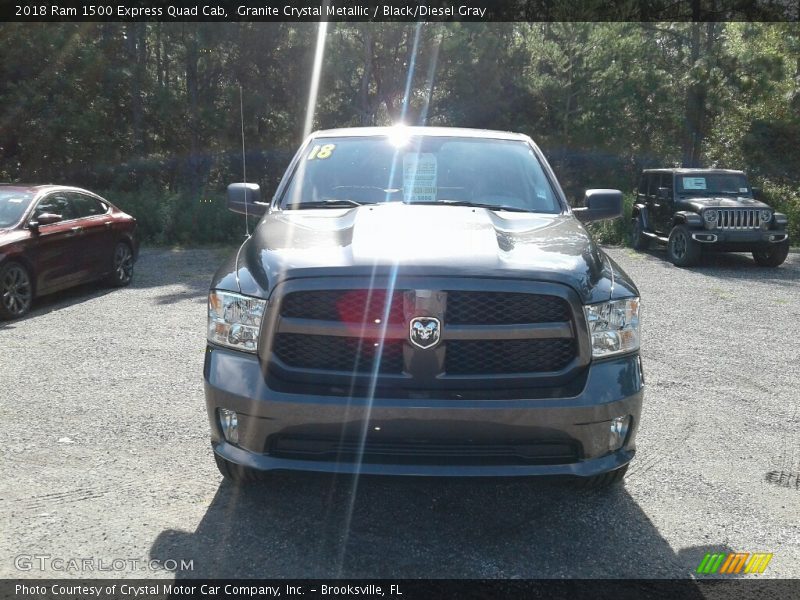 Granite Crystal Metallic / Black/Diesel Gray 2018 Ram 1500 Express Quad Cab