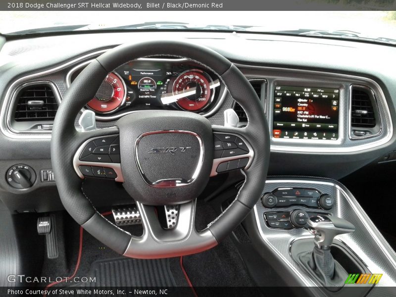 Dashboard of 2018 Challenger SRT Hellcat Widebody