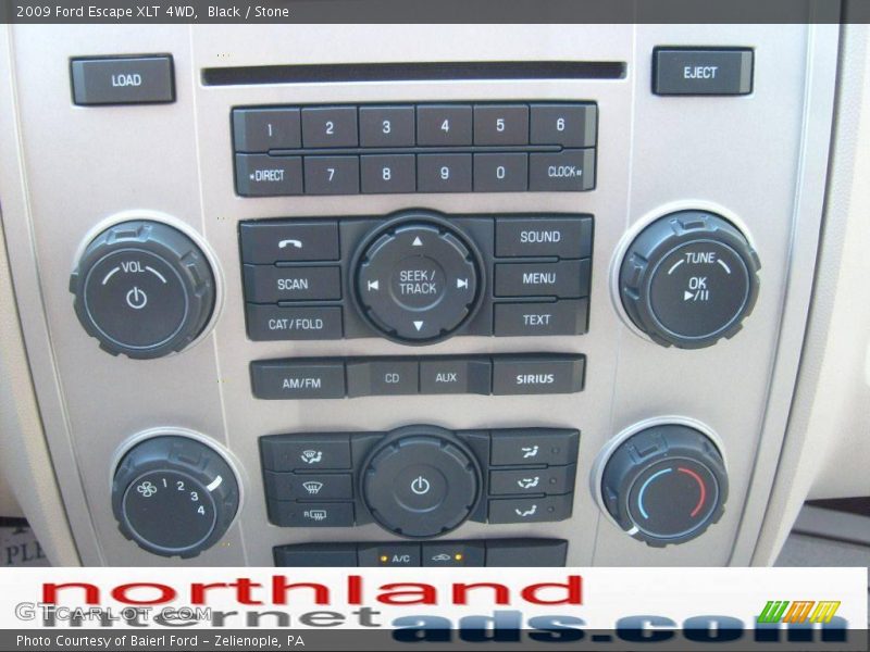 Black / Stone 2009 Ford Escape XLT 4WD